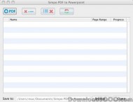 Simpo PDF to PowerPoint for Mac screenshot